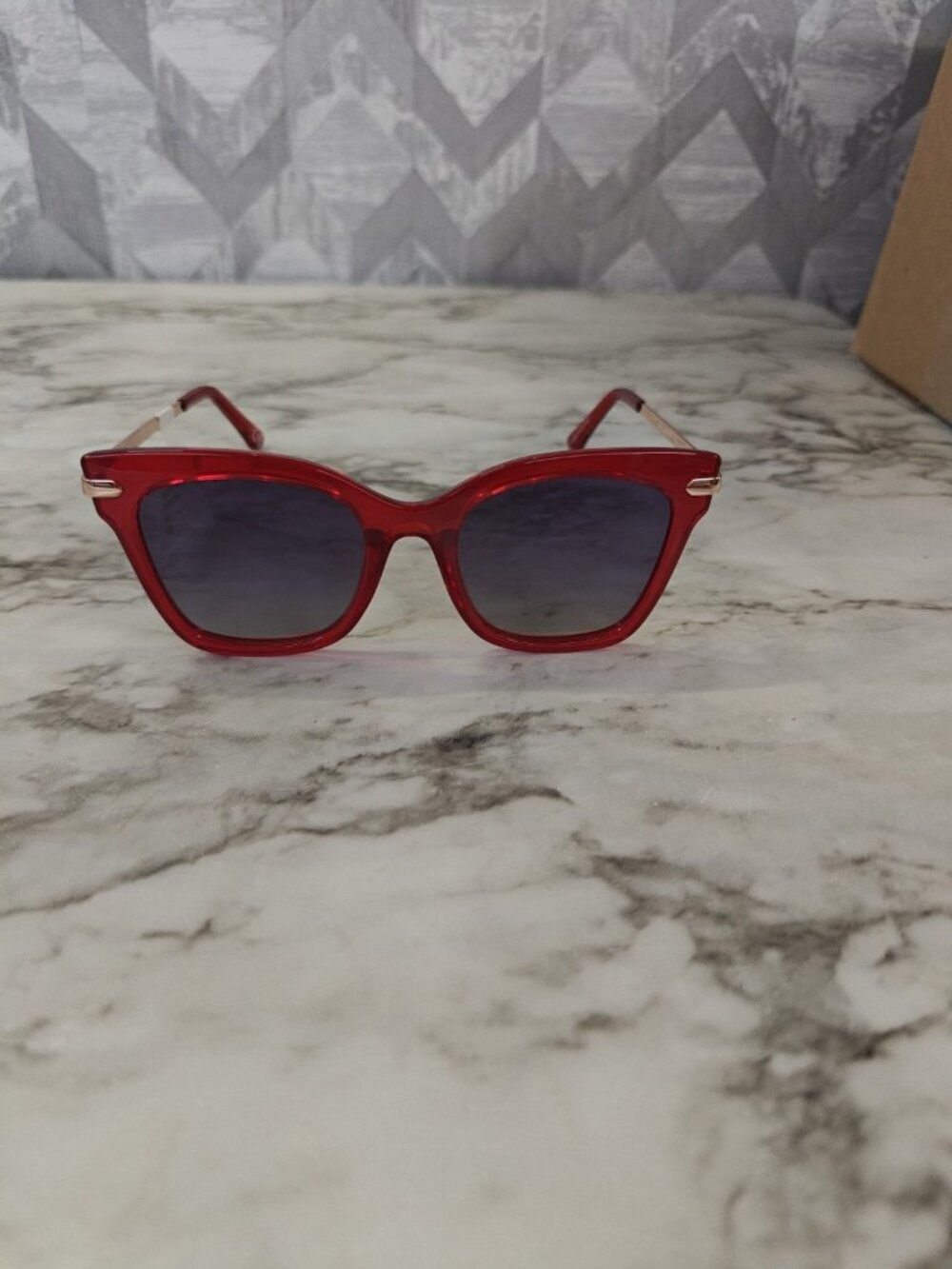 PRIVÉ REVAUX Rx’able Polarized Sunglasses, To Collins, Red, Cat Eye, 52-20-142